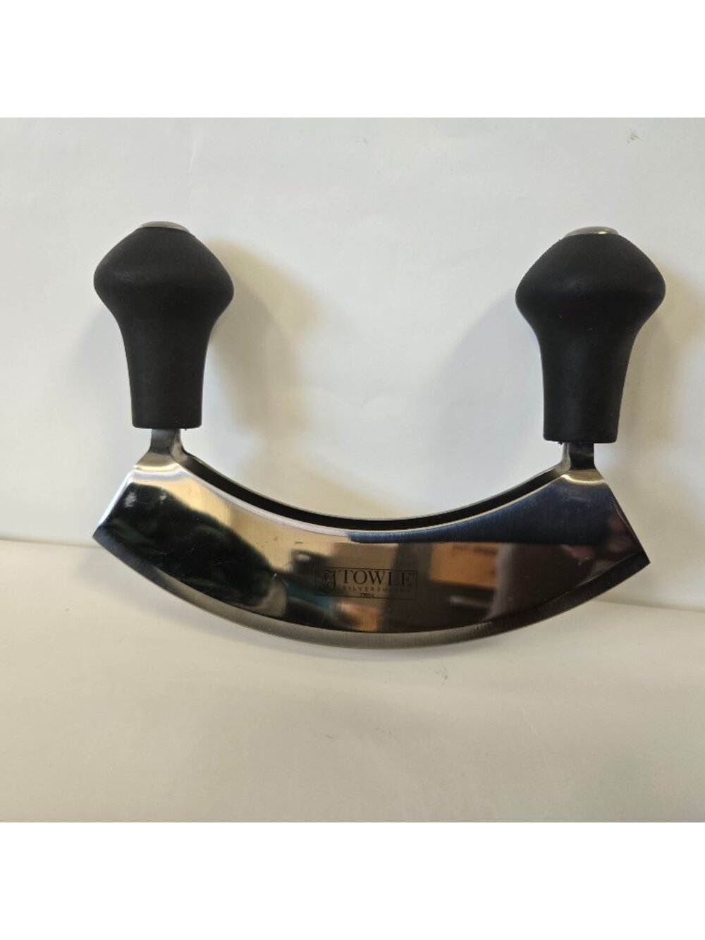 Towle Silversmiths Mezzaluna Kitchen Prep Tool Fast Paced Quick Cooking